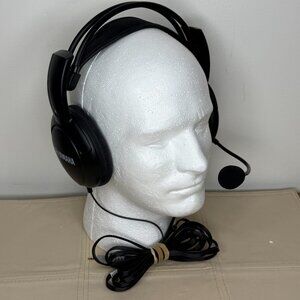 Yamaha CM500 Radio Communications Headset/Headphones Built in Microphone TESTED